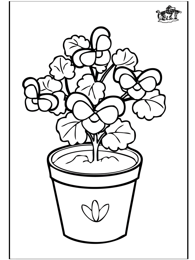 Fleurs 6 - Coloriages Fleurs