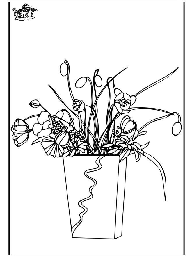 Fleurs 7 - Coloriages Fleurs