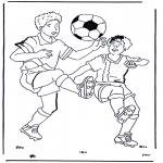 Coloriages faits divers - Foot 1