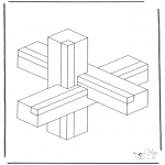 Coloriages faits divers - Formes géométriques 1