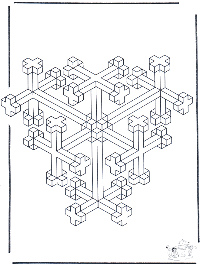 Formes géométriques 10 - Coloriages de l'art peinture