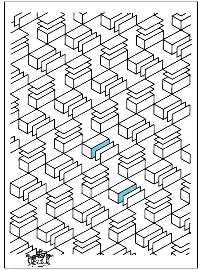 Formes géométriques 12 - Coloriages de l'art peinture