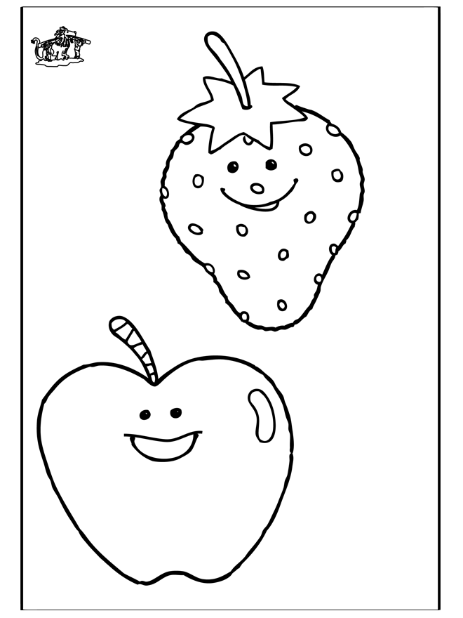 Fruit 2 - Coloriages légumes