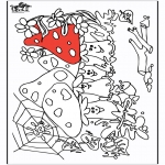 Coloriages faits divers - Fungi 2