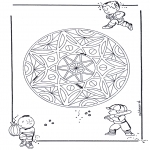 Mandala - Geo mandala d'enfant