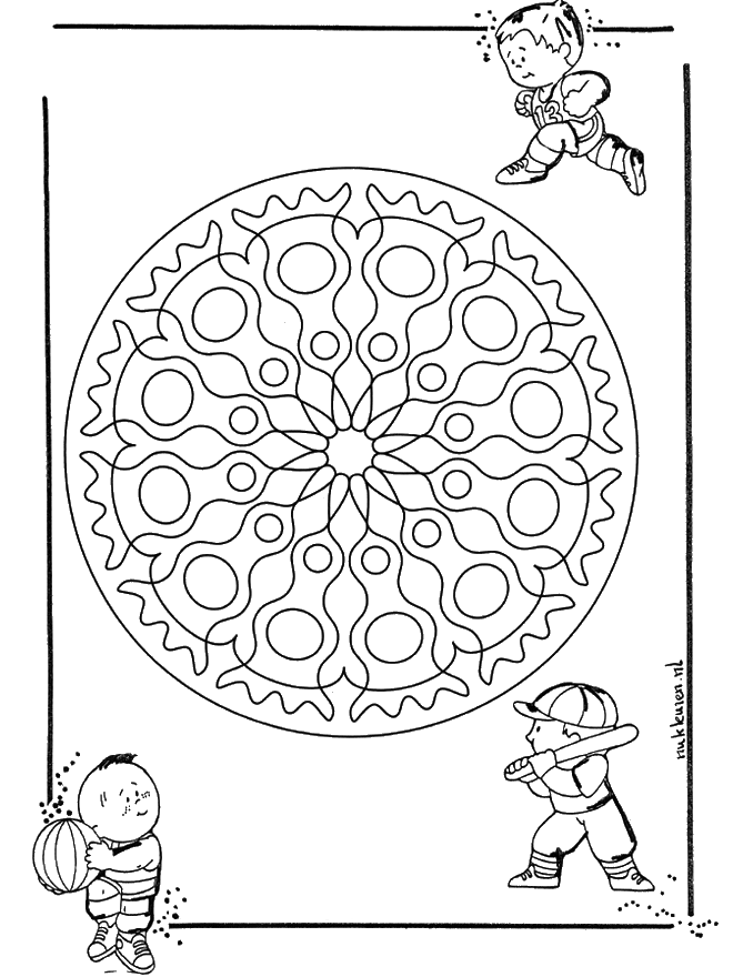 Geomandala enfant 1 - Mandala d'enfant