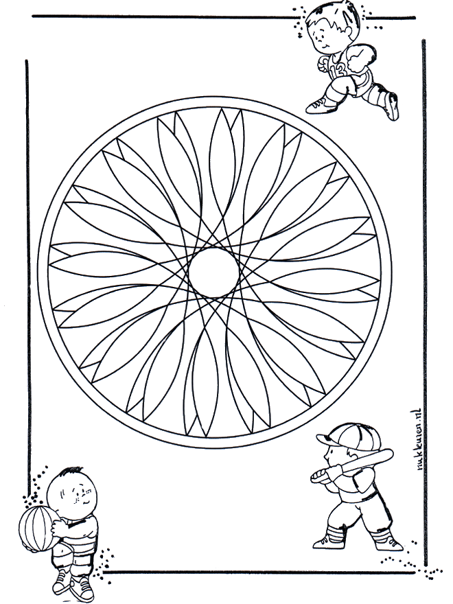 Geomandala enfant 2 - Mandala d'enfant