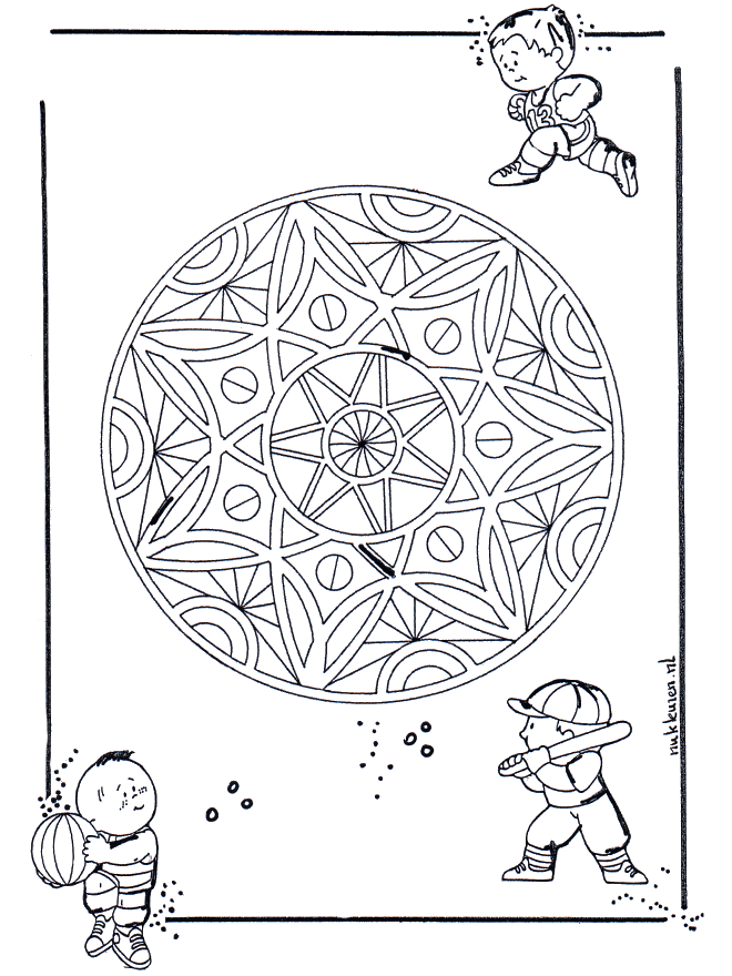 Geomandala enfant 3 - Mandala d'enfant