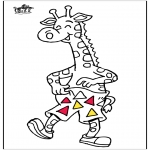 Coloriages d'animaux - Giraffe 5