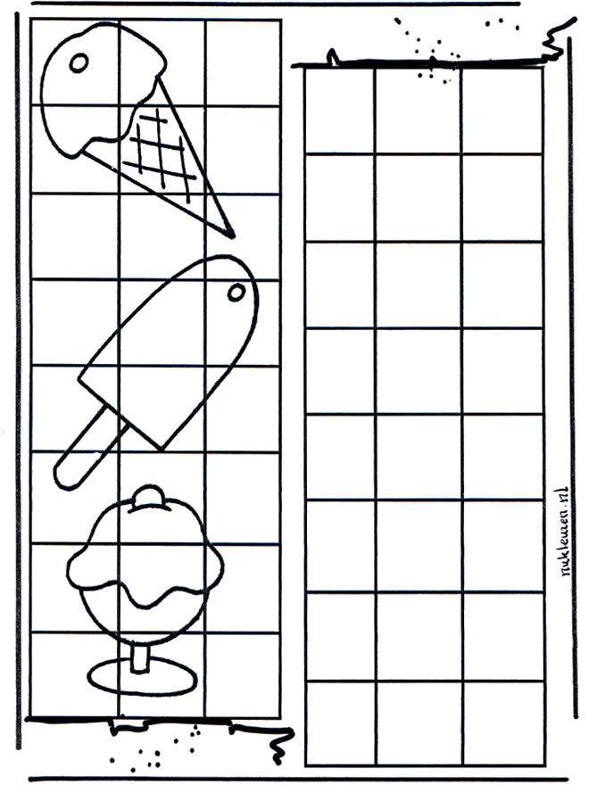 Glaces - Bricoler dessiner à nouveau