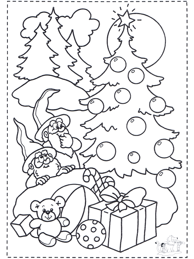 Gnomes et arbre de Noël - Bricolage Noël 