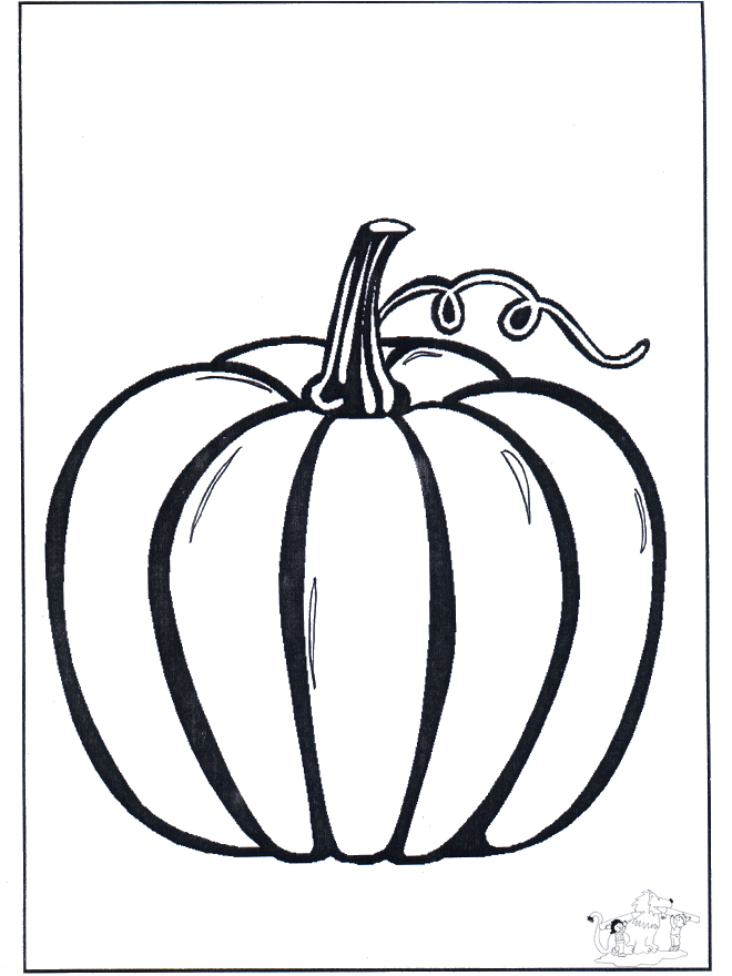 Halloween courge - Coloriages Halloween