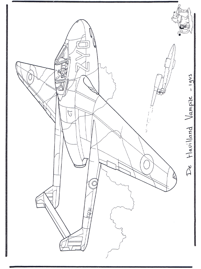 Havilland Vampire - Avions
