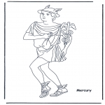 Coloriages faits divers - Hermes