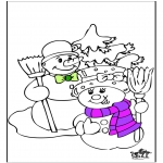 Coloriages hiver - Hiver 19