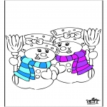 Coloriages hiver - Hiver 20