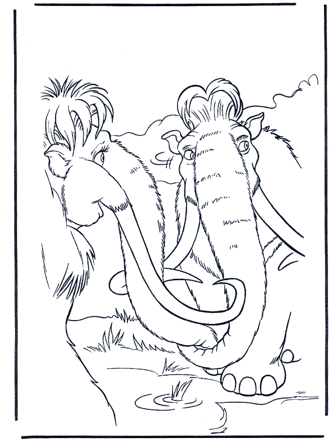 Ice Age 11 - Coloriages L'Âge de glace