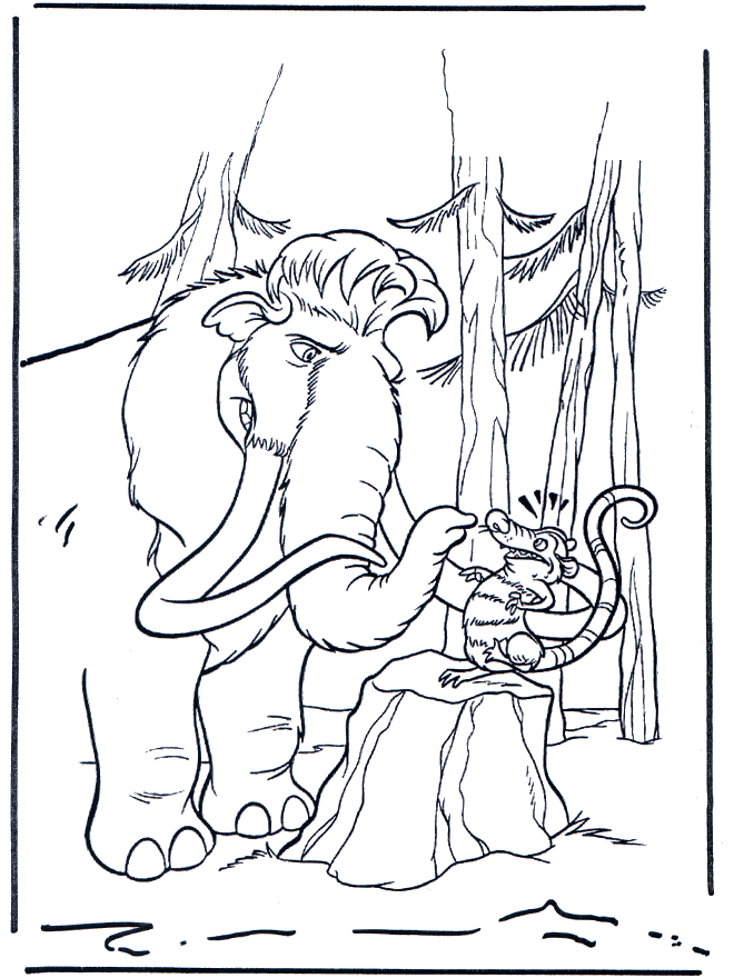 Ice Age 8 - Coloriages L'Âge de glace