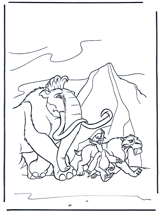 Ice Age 9 - Coloriages L'Âge de glace