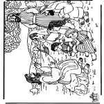 Coloriages Bible - Jésus raconte 2