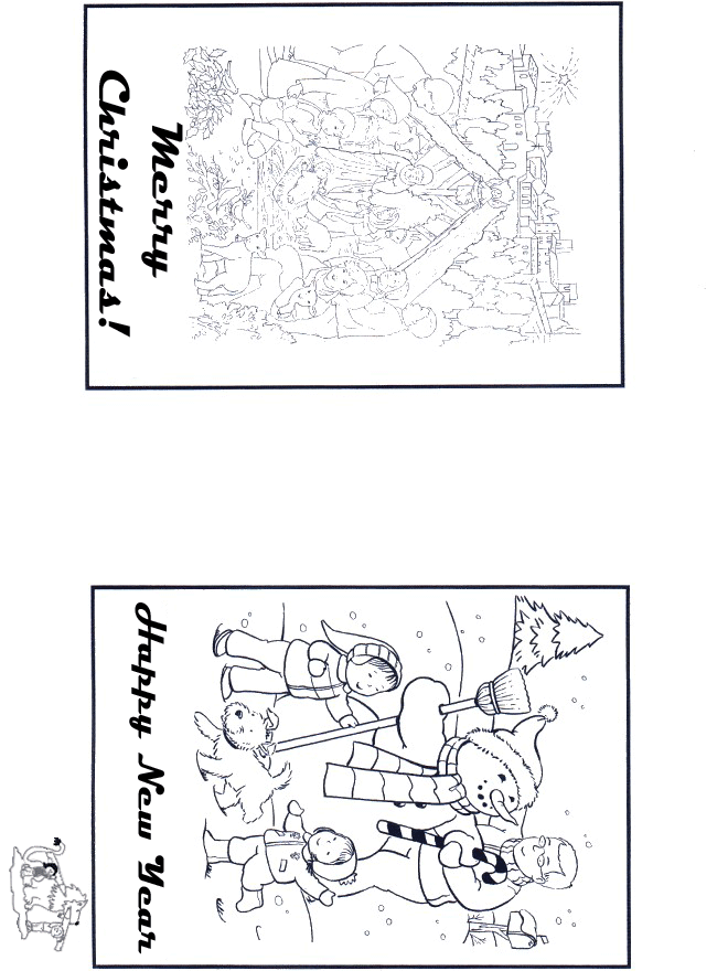 Joyeux Noël 3 - Coloriages Noël et Nouvel an