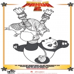 Personnages de bande dessinée - Kung Fu Panda 2 Dessin 4