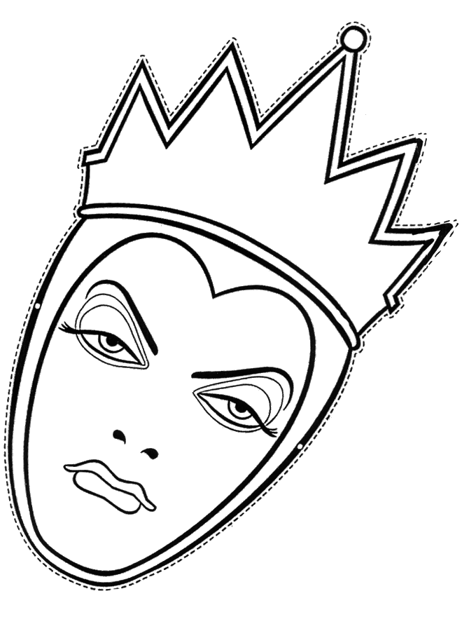 La reine mauvaise - Masques