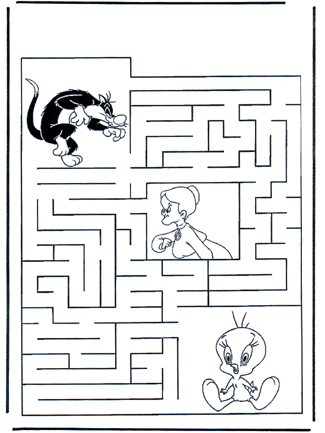 Labyrinthe Titi et Grosminet - Labyrinthe