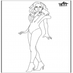 Coloriages faits divers - Lady Gaga