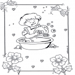 Coloriages pour enfants - Laver