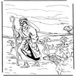 Coloriages Bible - Le Berger