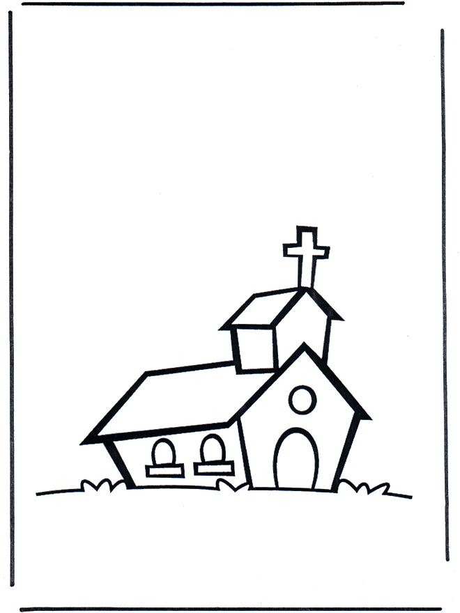 L'eglise 1 - Coloriages autres Bible