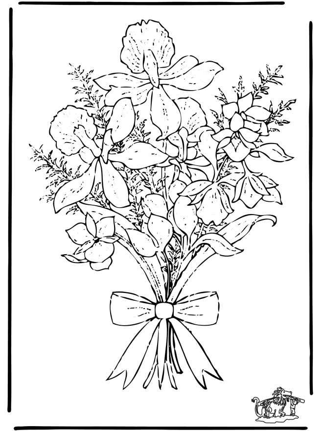 Les Fleurs 1 - Coloriages Fleurs