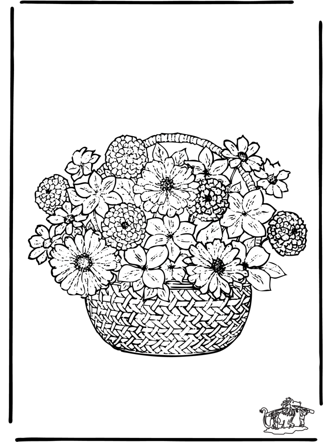 Les Fleurs 2 - Coloriages Fleurs