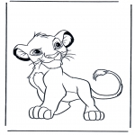 Coloriages d'animaux - Lions 4