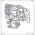 Coloriages pour enfants - Locomotive d'enfant