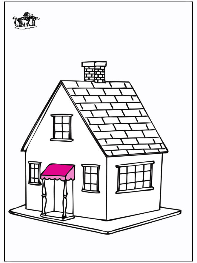 Maison 5 - Coloriages Maisons