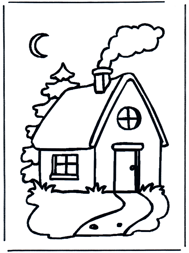 Maison d'enfant - coloriages jouets