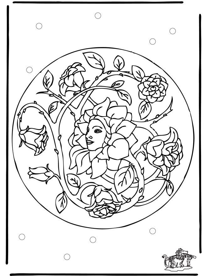 Mandala 26 - Mandala de fleurs