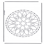 Bricolage cartes de broder - Mandala 29