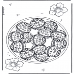 Mandala - Mandala boules décorées