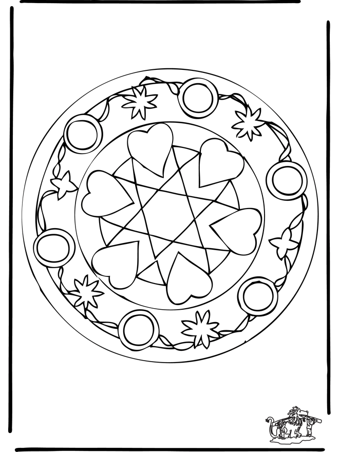 Mandala de coeur 5 - Mandala de coeur