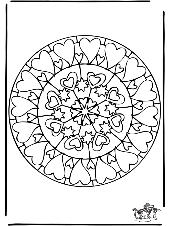 Mandala de coeur 6 - Mandala de coeur