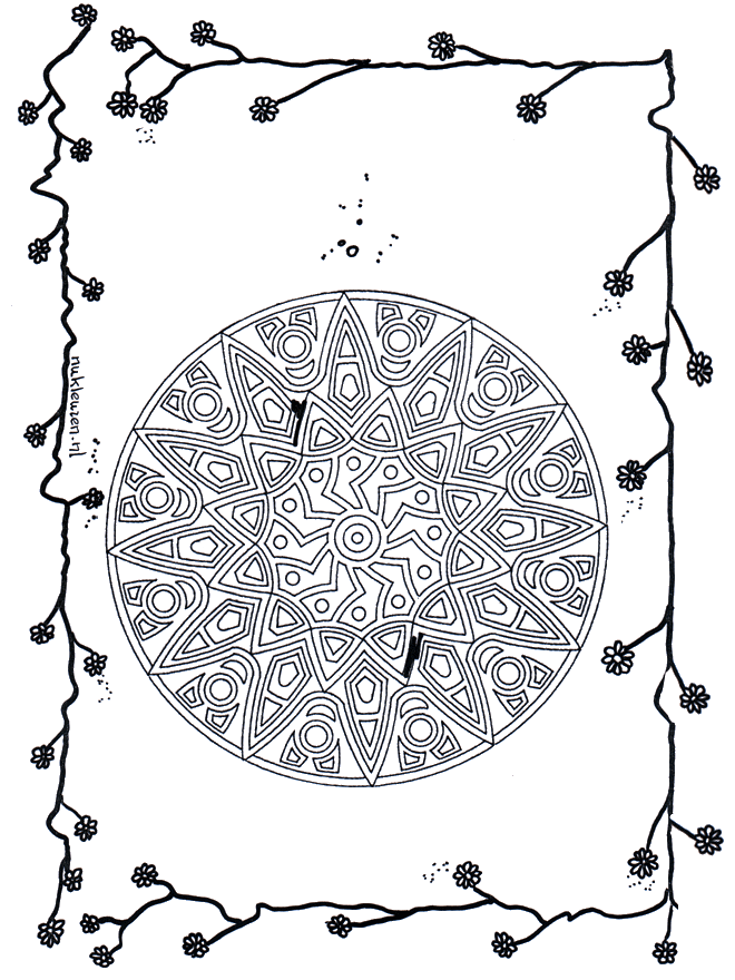 Mandala de fleurs 4 - Mandala de fleurs