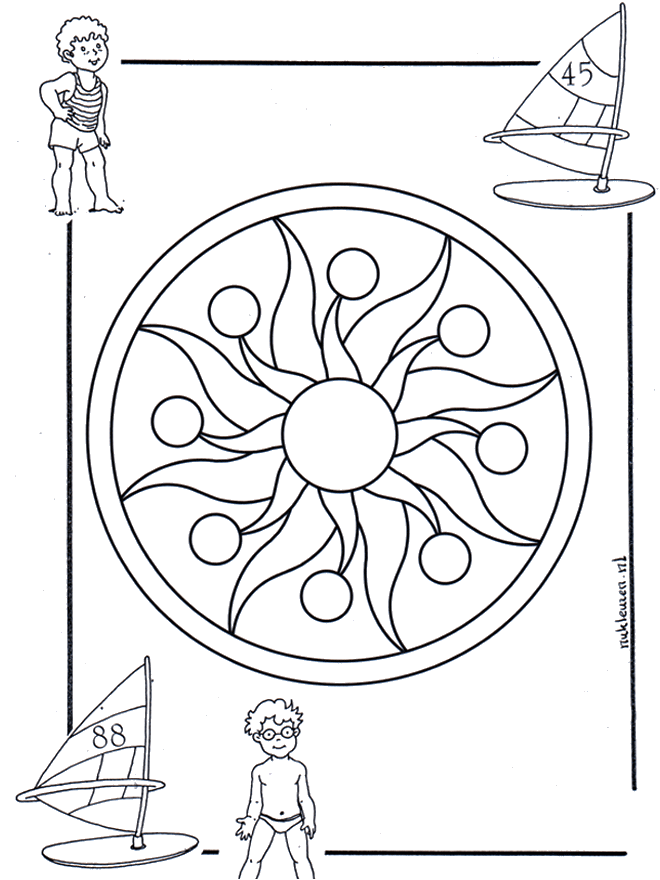 Mandala d'enfant 1 - Mandala d'enfant