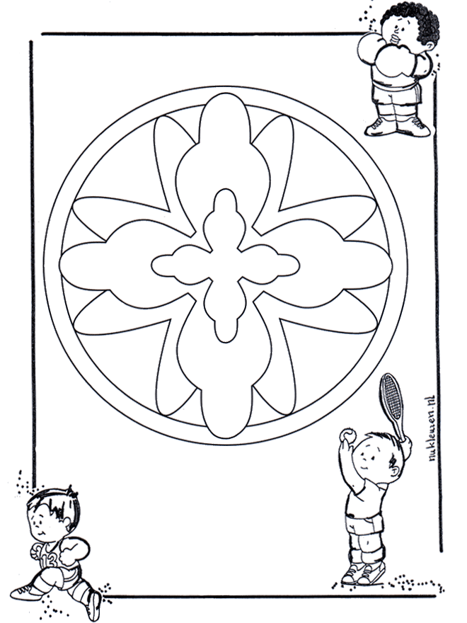 Mandala d'enfant 16 - Mandala d'enfant
