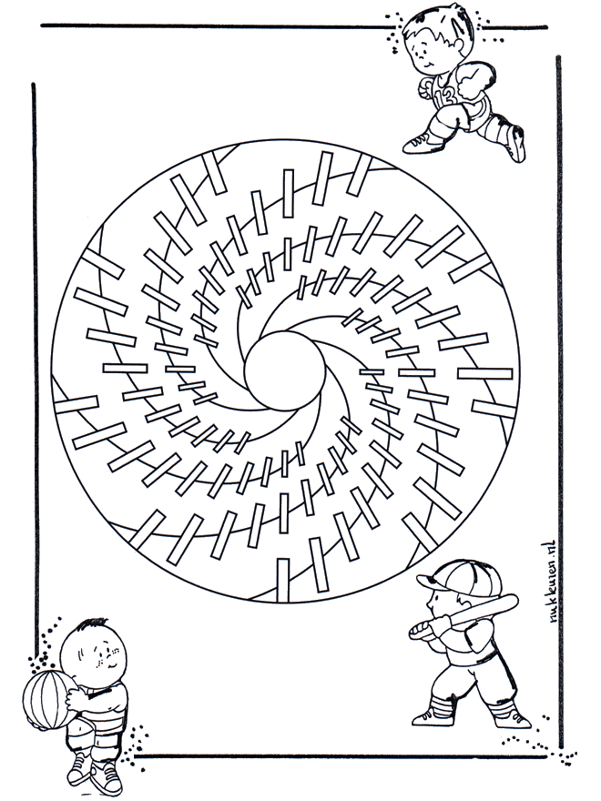 Mandala d'enfant 18 - Mandala d'enfant