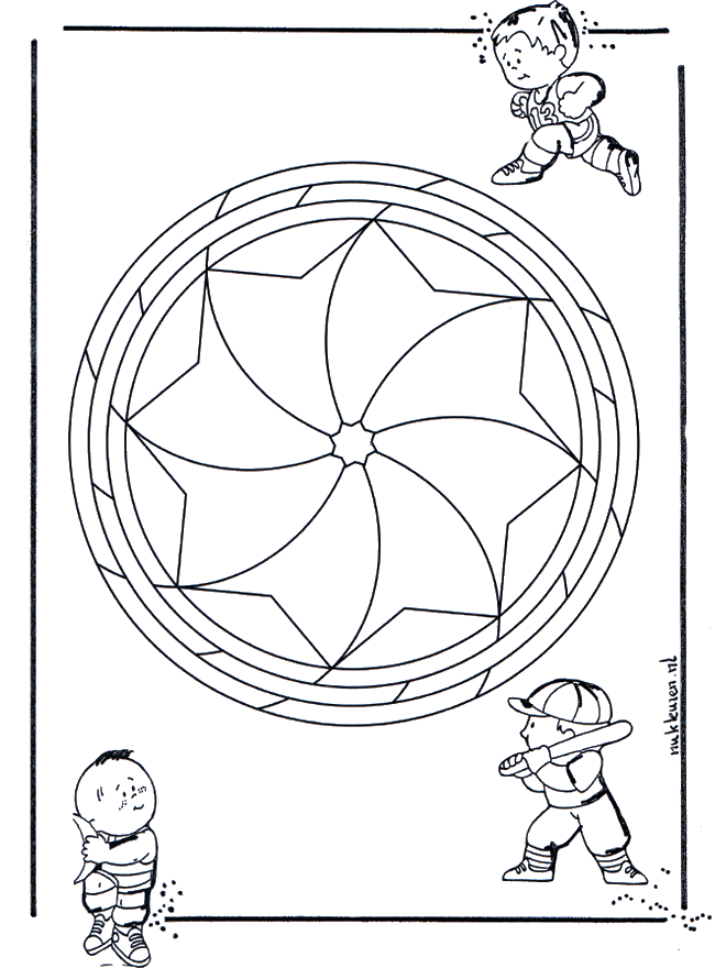 Mandala d'enfant 19 - Mandala d'enfant