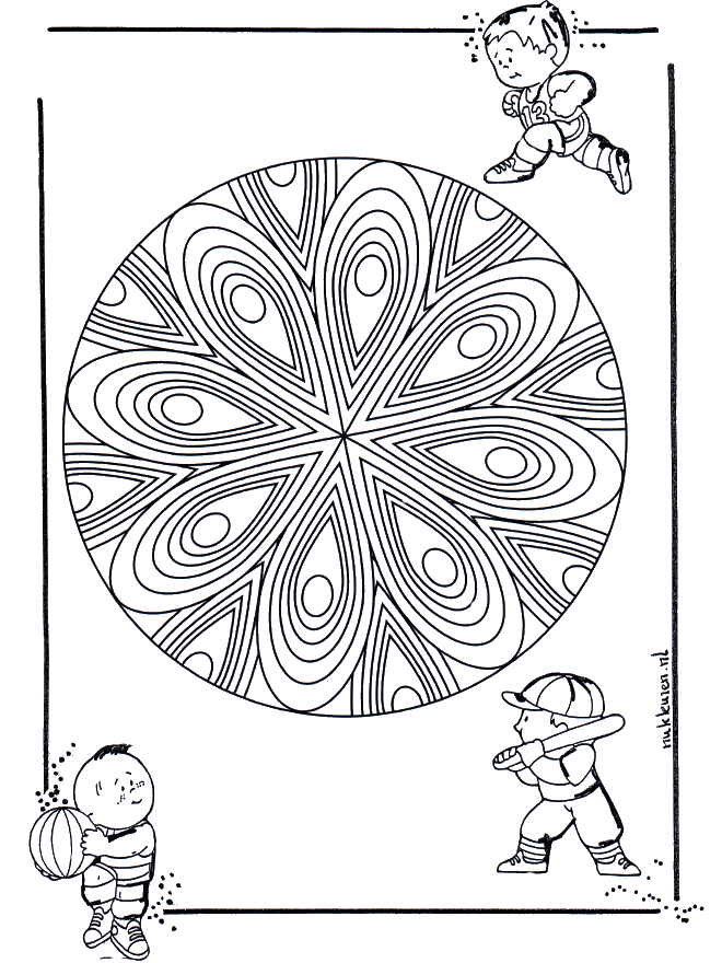 Mandala d'enfant 21 - Mandala d'enfant