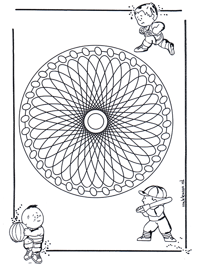 Mandala d'enfant 23 - Mandala d'enfant